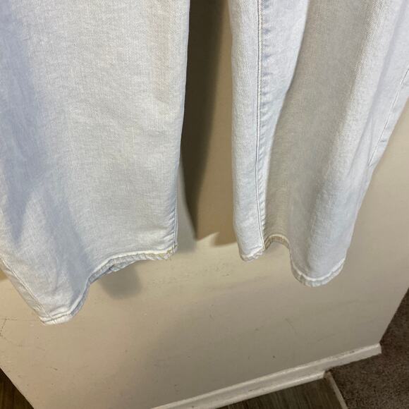 Old Navy High Rise O.G. Straight Super Light Wash Denim Ankle Length Plus Sz 24 - Picture 4 of 11